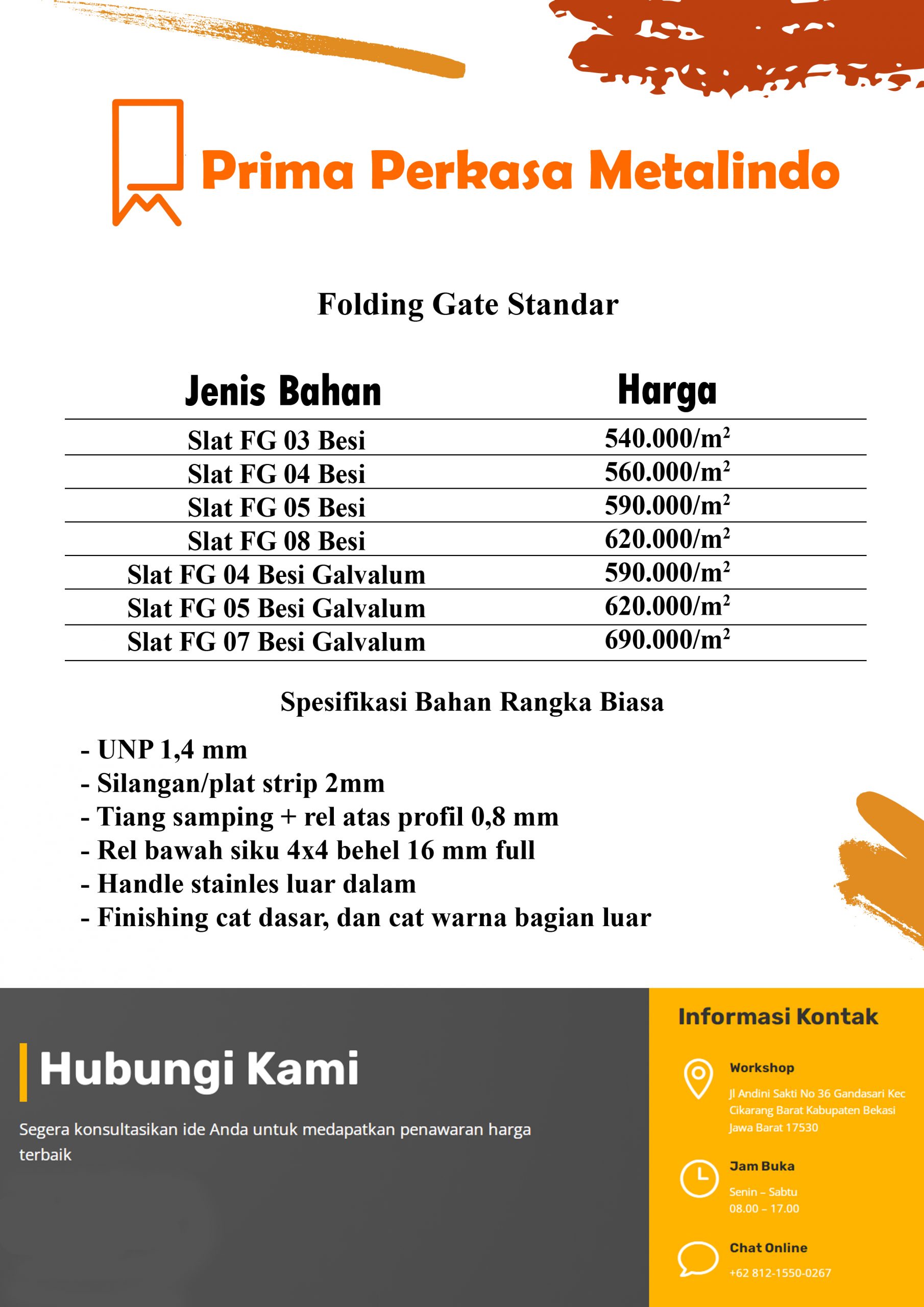 Folding gate standart (2)